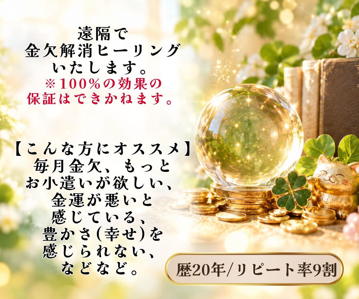 金欠解消ヒーリング｜お金と豊かさの流れを整えます お金だけに限らない、あなたらしい豊かさに気づくために イメージ2