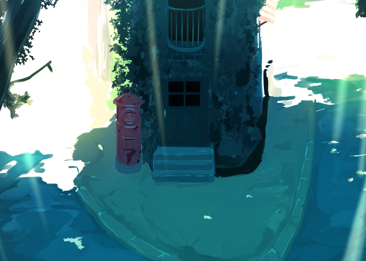 空・風景・人物のイラストを制作します 鑑賞用から小説の表紙・挿絵、動画背景まで、空や風景を描きます イメージ5