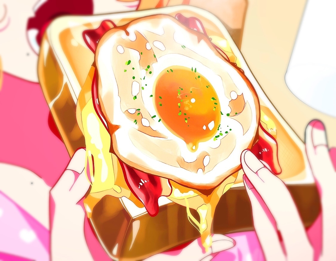 カフェの看板やメニュー表に使える料理の絵を描きます 絵柄と高い彩度を駆使して映える美味しそうな食べ物を描きます イメージ3