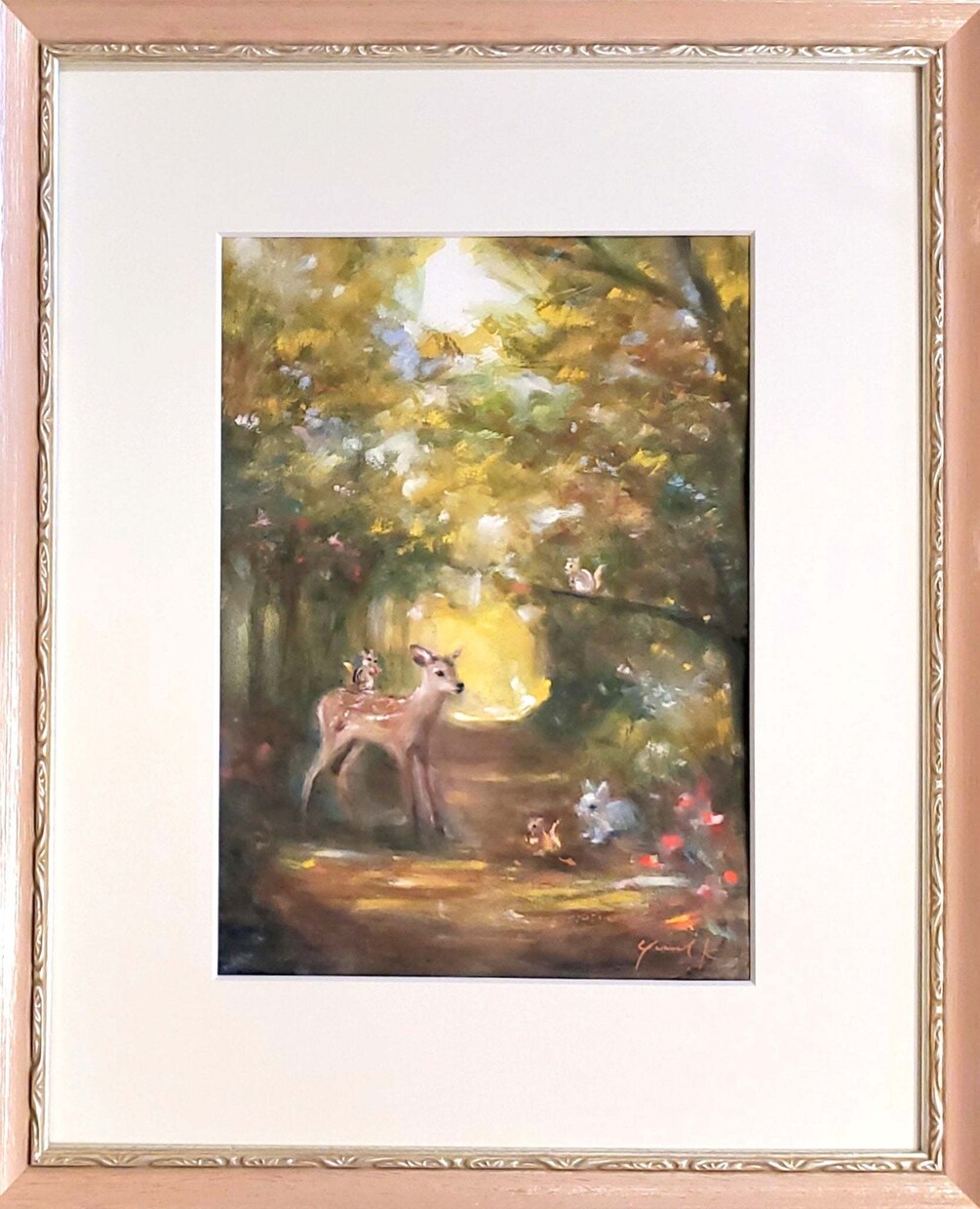 水彩/パステルで優しい色彩の絵画作品を制作します サイズ:F4/額付/挿絵/表紙絵/商用利用可能 イメージ2