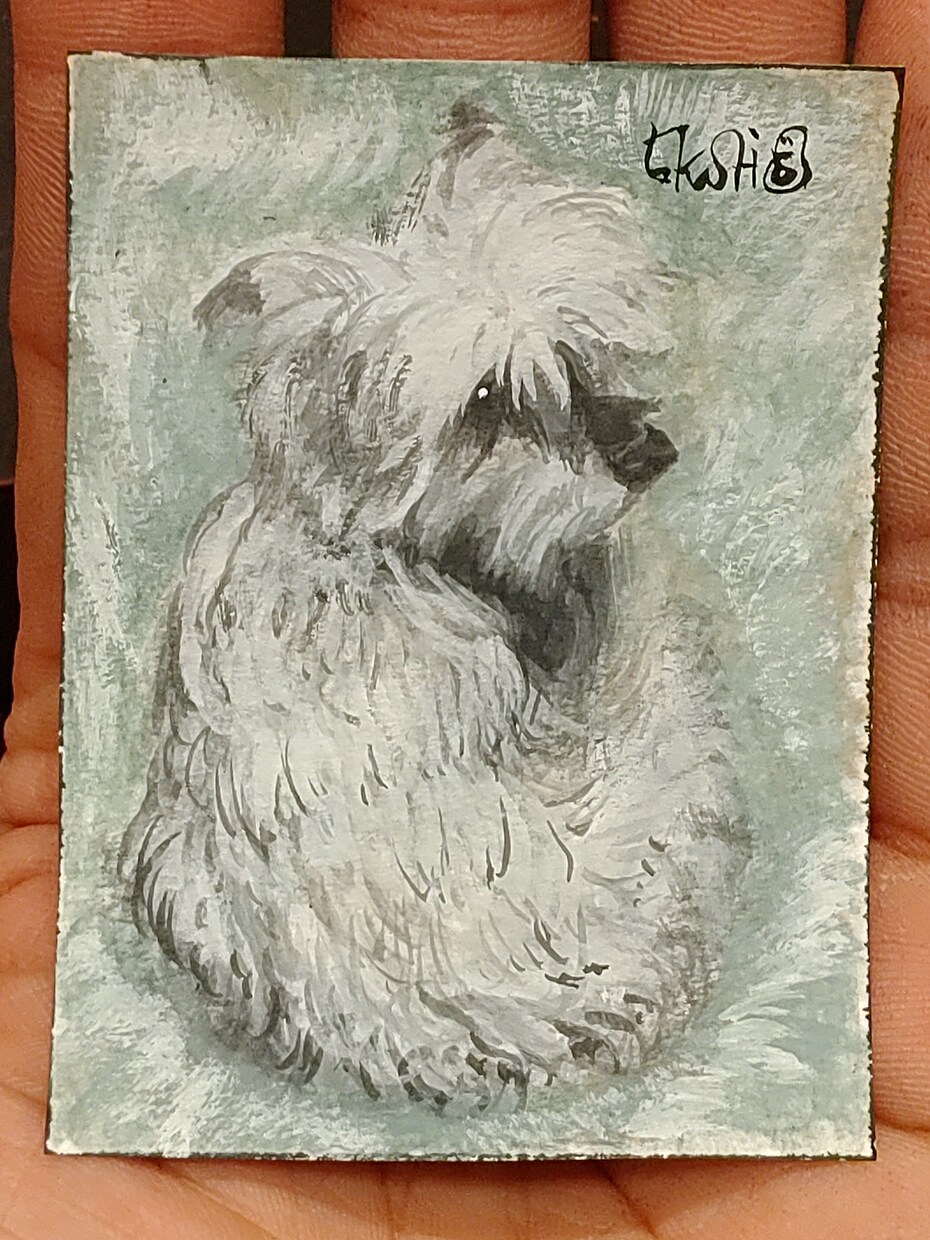 犬猫ペットなんでも描きます デジタルでは味わえない手描きの思い出を手のひらサイズに イメージ1