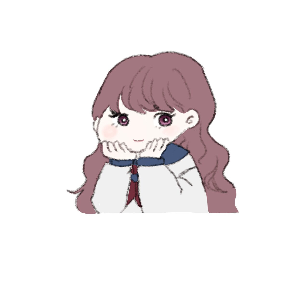 ゆるくて可愛い人物のアイコンを描きます （基本的に上半身までのイラストとなります！） イメージ1