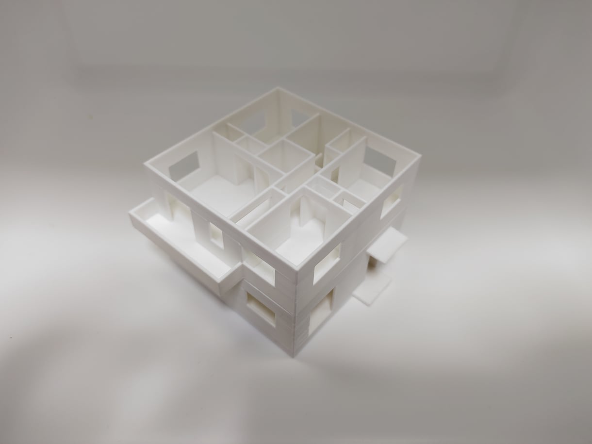 一級建築士が3Dプリンタで建築模型を作成します 3Dプリンタならではのスピード感、仕上がりをお届けします イメージ3