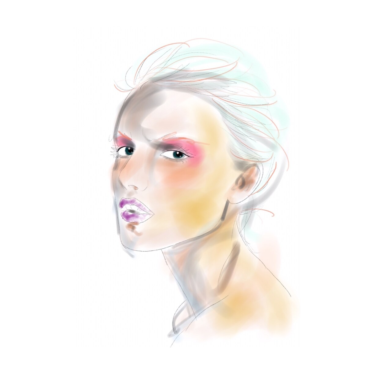 オシャレなやわらかイラスト描きます SNSのアイコンなどにご利用ください。 イメージ3