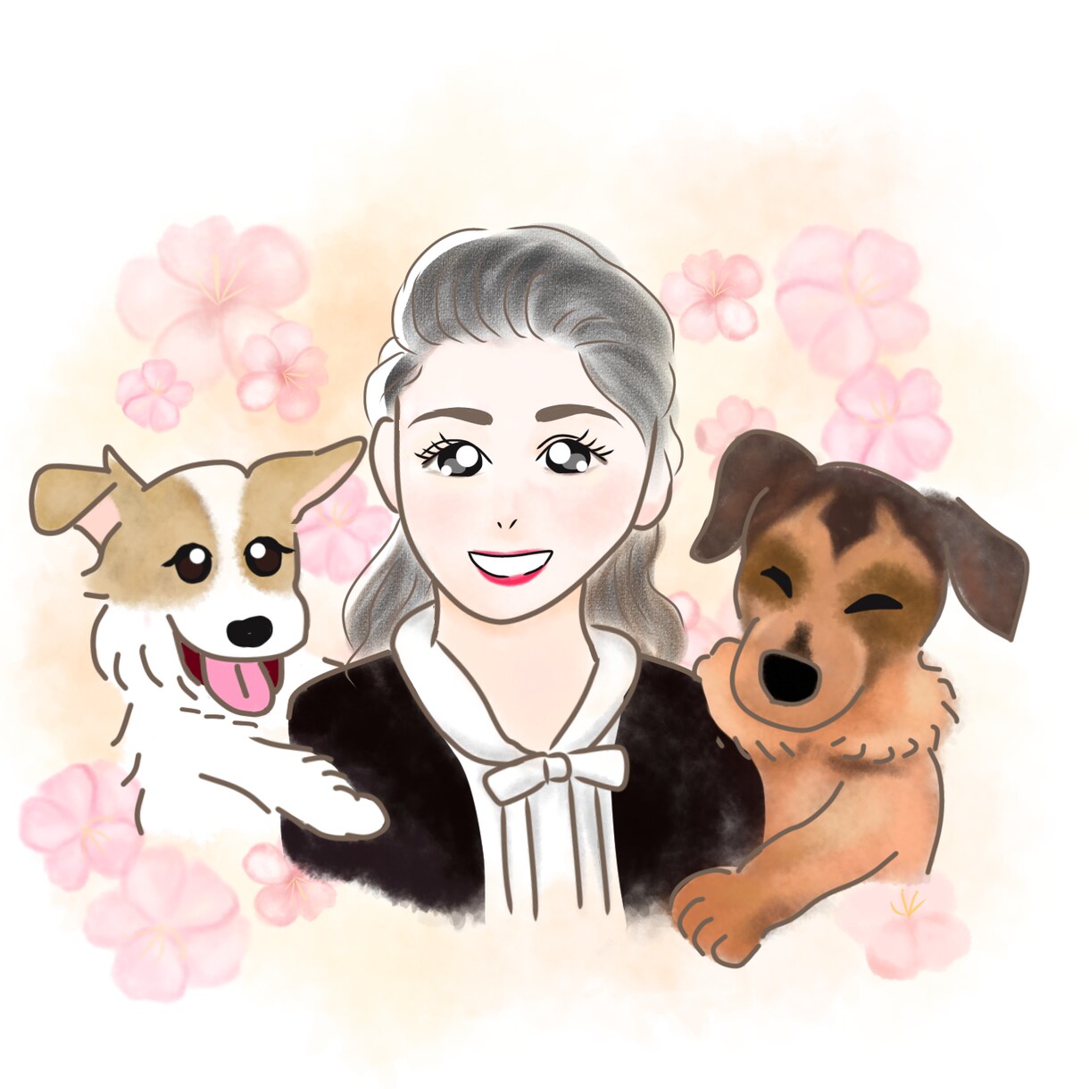 印刷可。安いそっくりな似顔絵でプレゼント作ります 写真からゆるい似顔絵作ります。プレゼントにおすすめです イメージ5