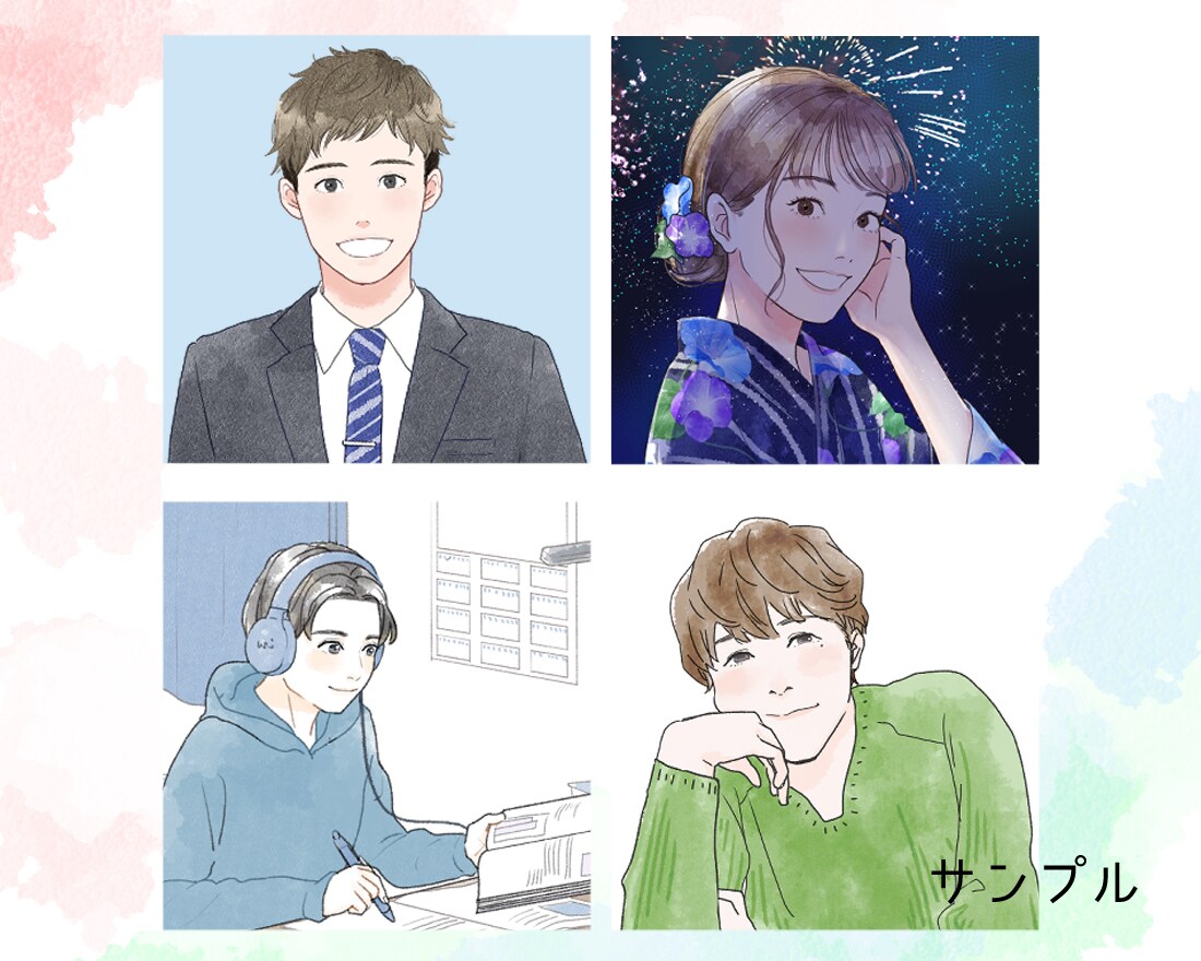 大人かわいい♥おしゃれなアイコンをお描きします 魅力的なアイコンで貴方の第一印象を後押しします イメージ4
