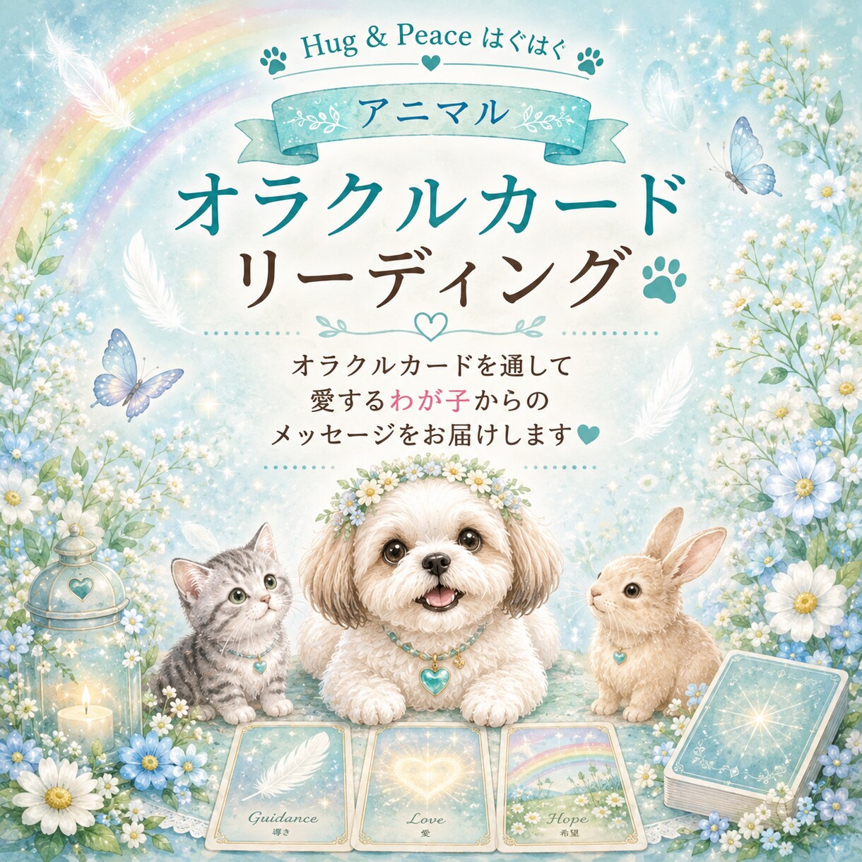 アニマルオラクルでわが子の気持ちを読み解きます カードを使って愛するわが子からのメッセージをお伝えします イメージ1