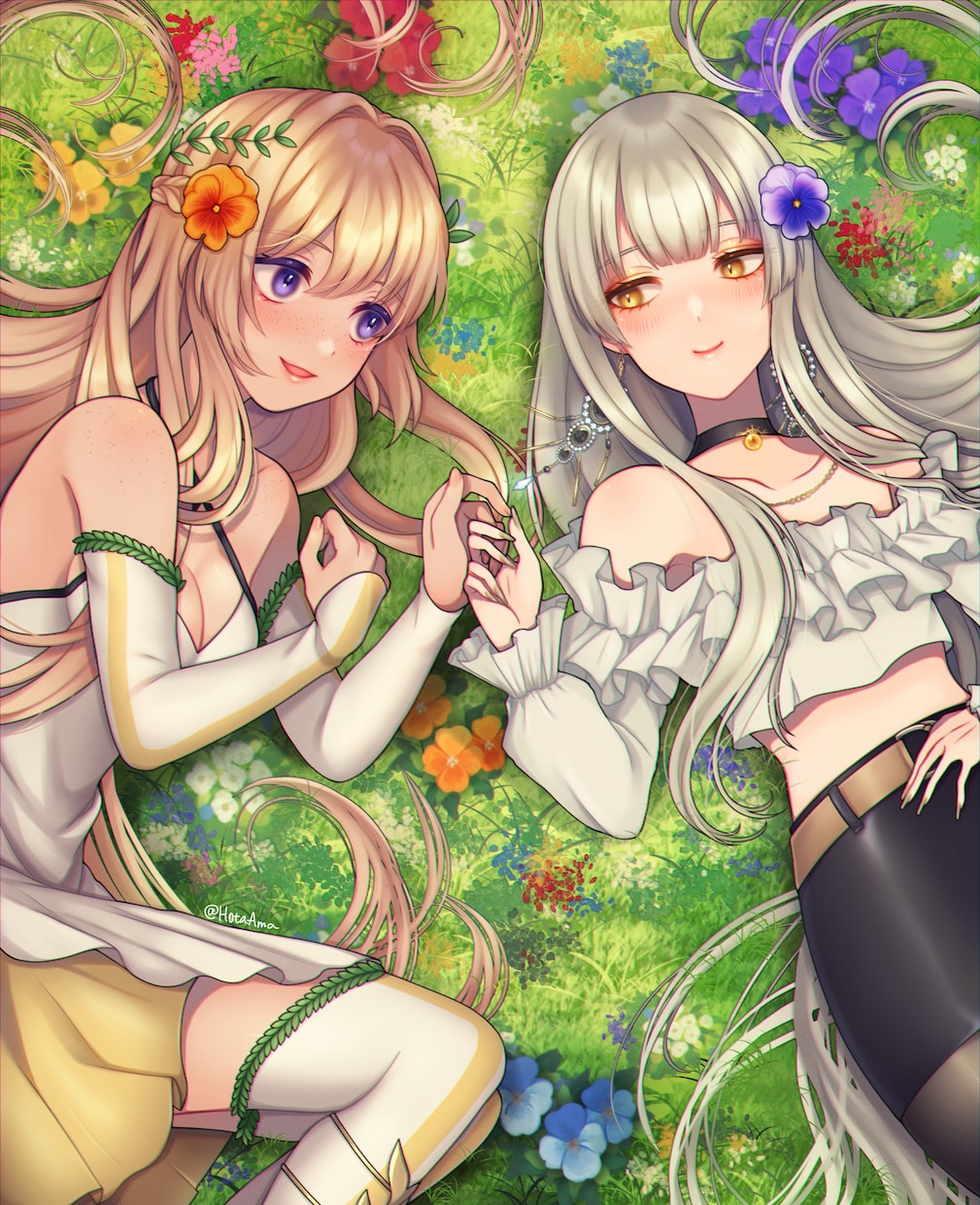 オリジナルキャラクターのイラスト制作いたします あなただけの1枚絵、アイコン・ヘッダー等にどうぞ！ イメージ1