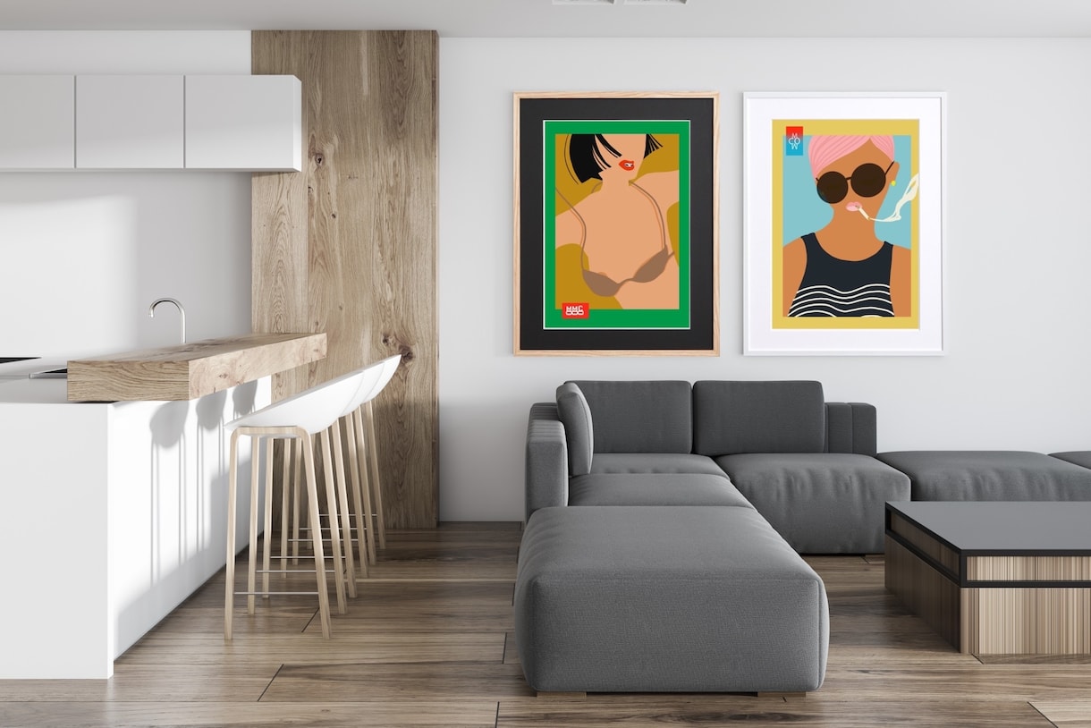 2人の思い出描きます ワンチャンとの思い出や2人の思い出をオシャレなアートにします イメージ4