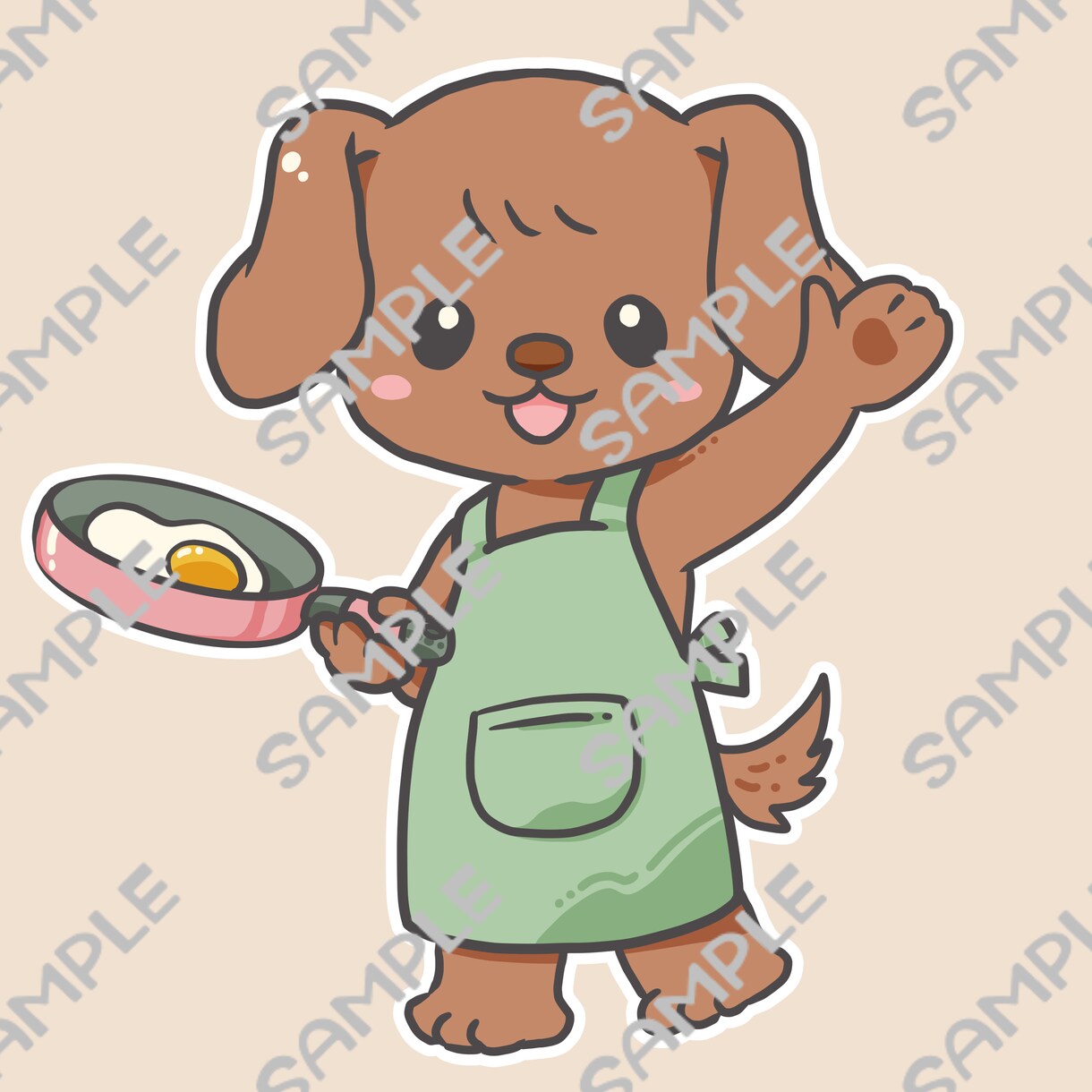 Xやインスタアイコンに☆可愛い動物イラスト描きます 商用利用込み♪お気に入りの動物であなたのSNSを元気に明るく イメージ1
