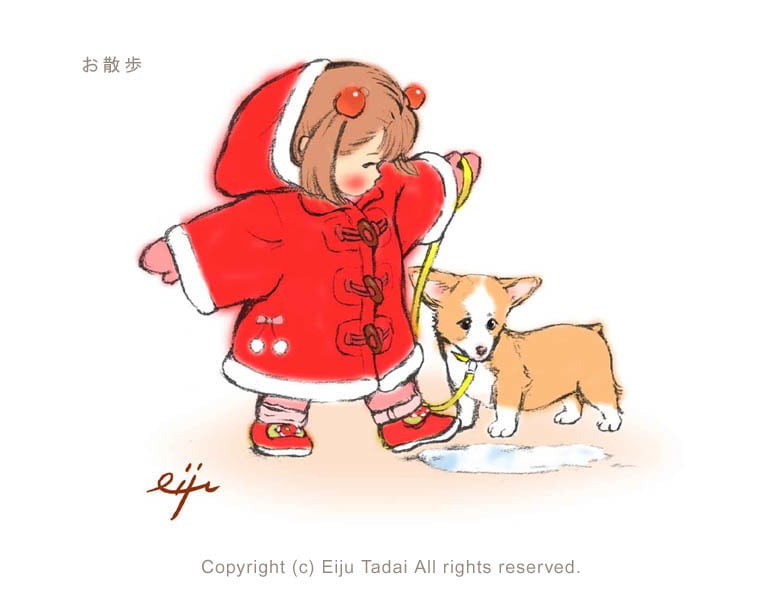 かわいい、ほのぼの、癒しのイラスト制作ます イメージを優しく伝えるイラストです イメージ7