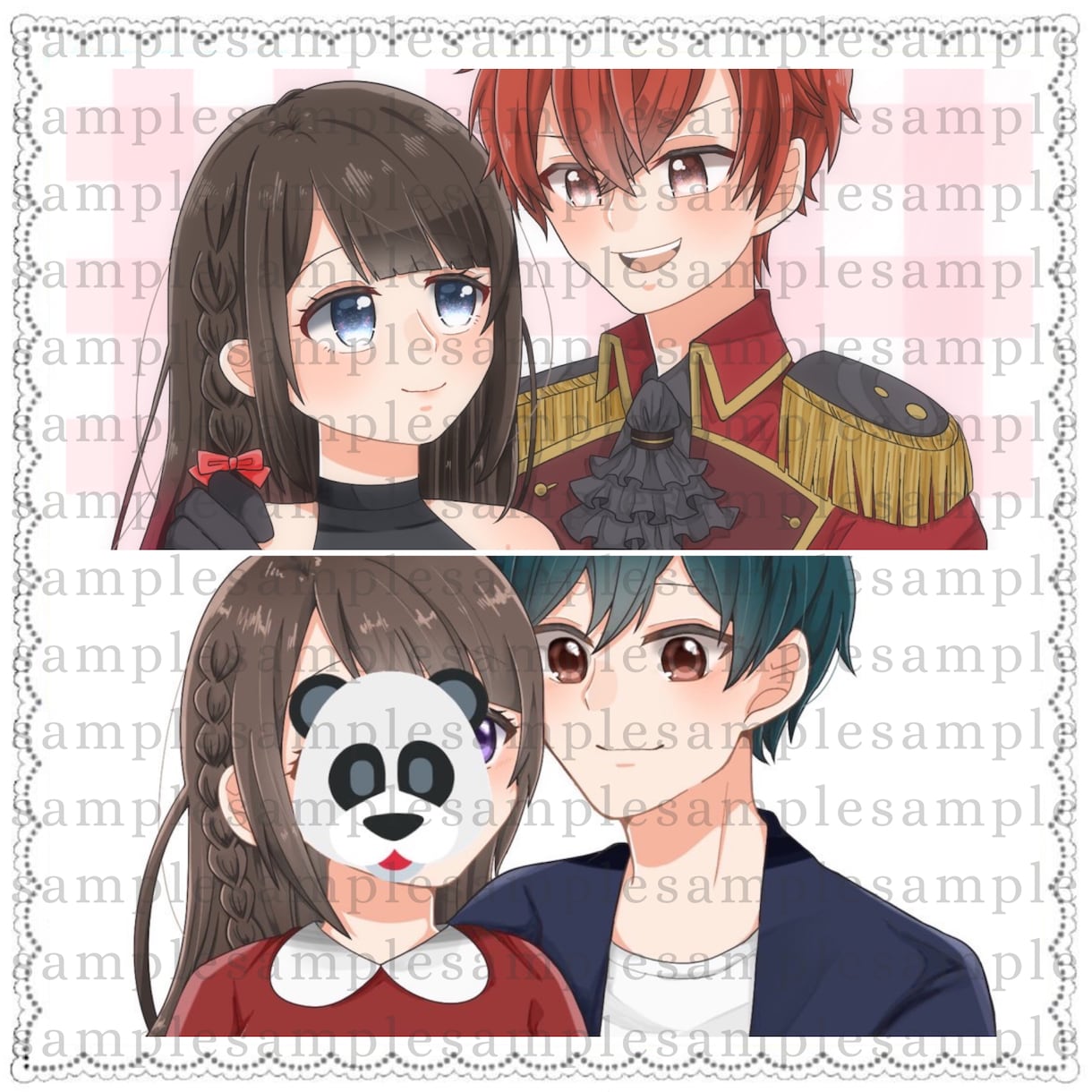 最短1日！好きなキャラとのイラスト描きます 貴方の大好きな推し様とのイラストを描きます！ イメージ2