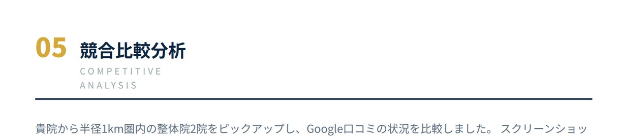 整体院専門｜Google口コミ徹底分析します 気にせず進め手遅れになる前に累積3,000院支援チームが分析 イメージ4