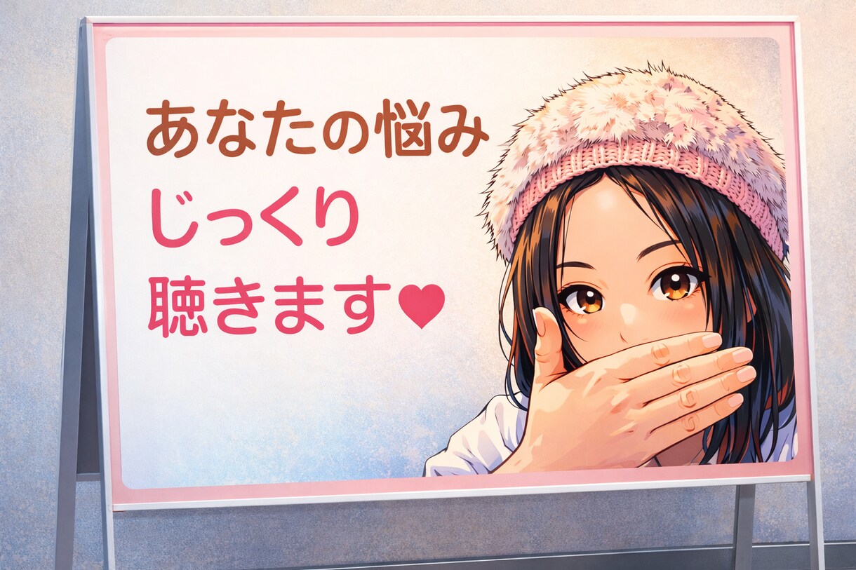 傾聴、話し相手します ○心がしんどい時、ひとりで抱えこまなくても大丈夫です イメージ1