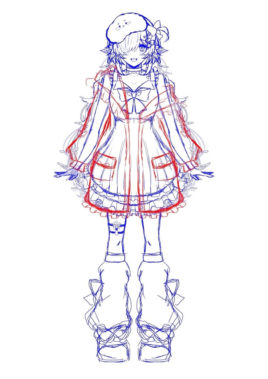 あなただけのVキャラ一緒に考えます イメージが固まっていなくても一緒に考えます イメージ2