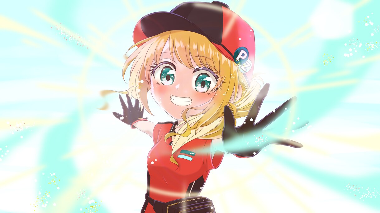 元気で温かみのある色味の女の子描きます 駆け出しなのでお値段はリーズナブル！幼げな少女が得意です！ イメージ1