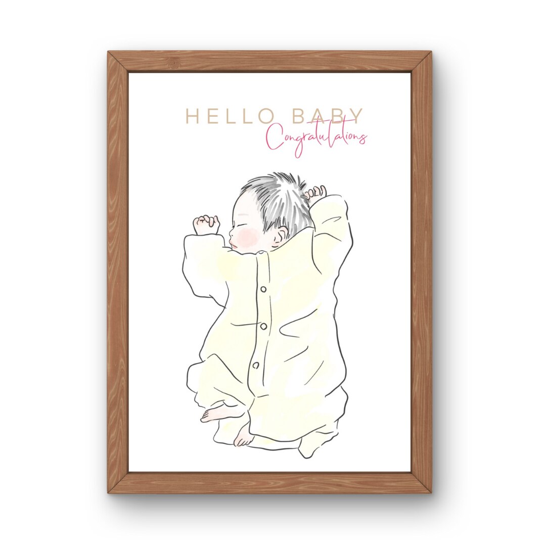 出産のお祝いイラスト描きます 新しい命のはじまりを、優しいタッチのイラストでお祝いします。 イメージ2