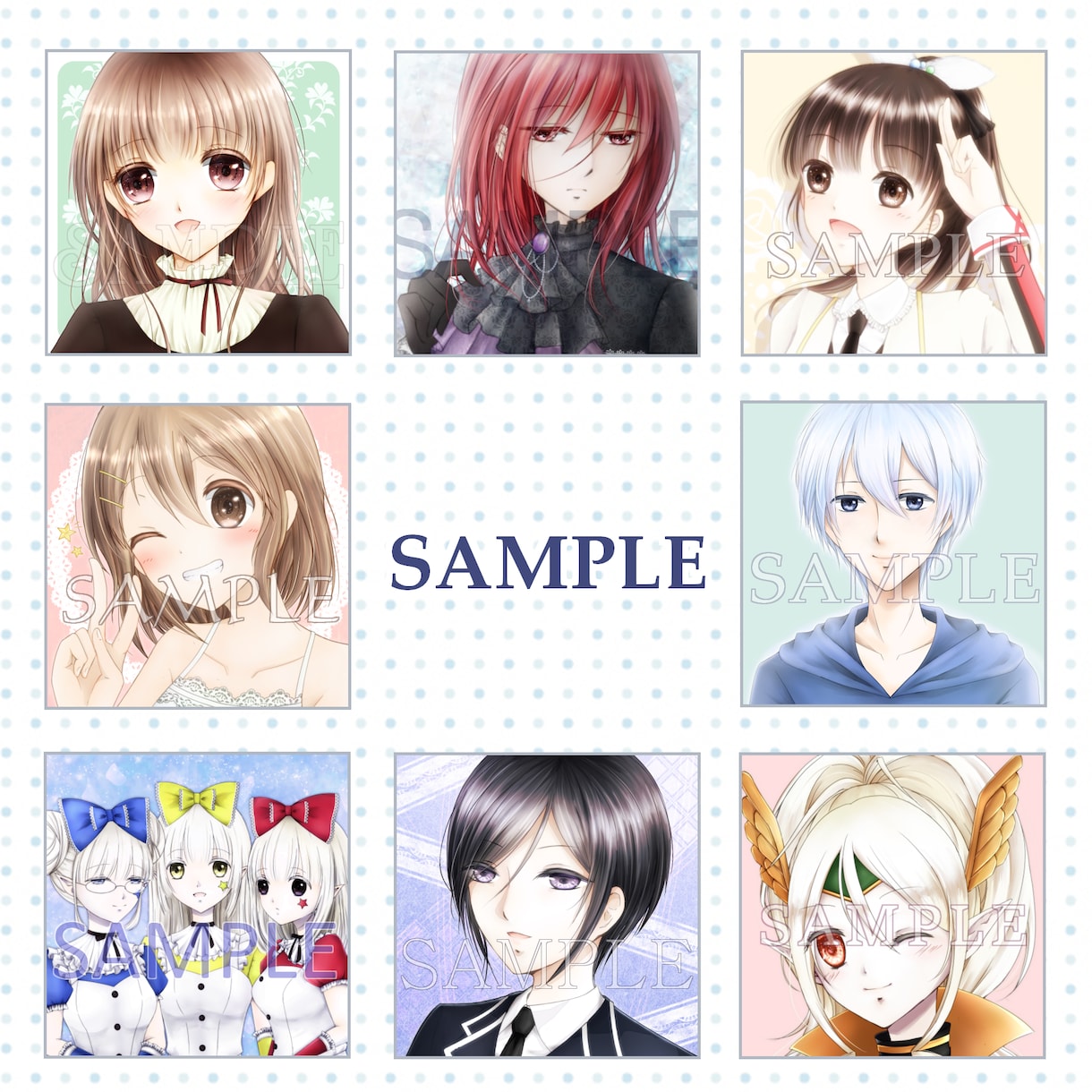 アイコン用イラスト描きます 可愛い・綺麗系イラストであなた好みのアイコンを！ イメージ3