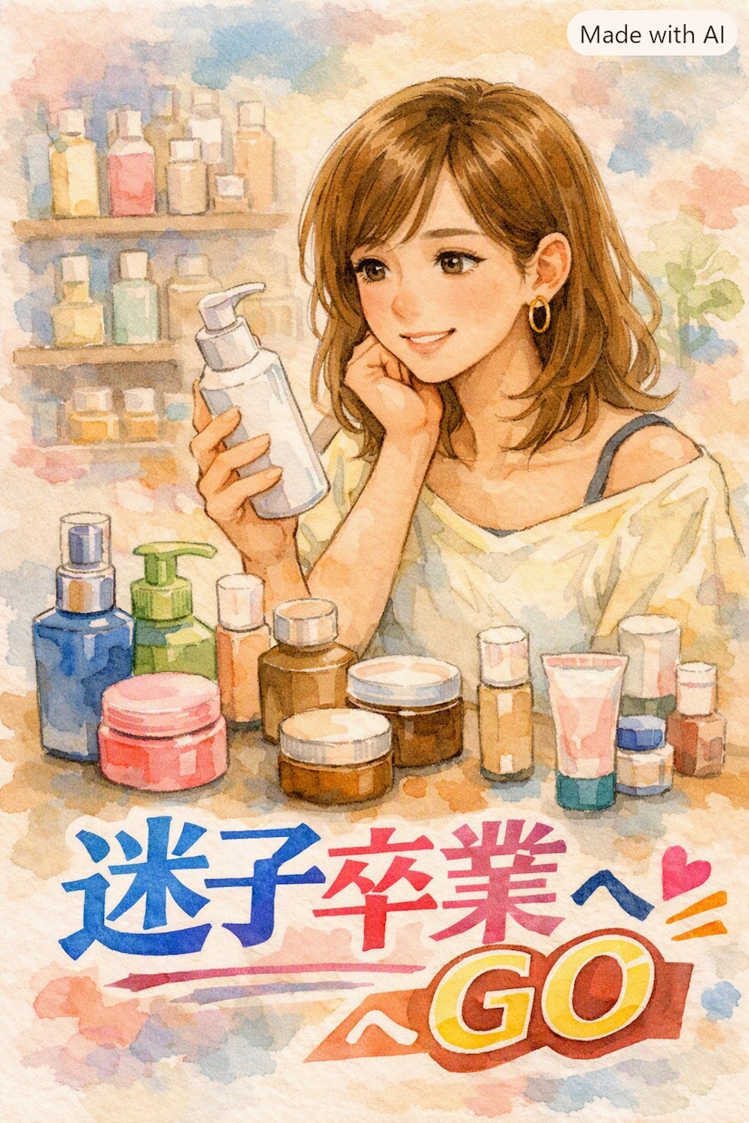スキンケアコスメ選び迷子卒業のポイント4つ教えます すぐできる！　PDF6枚+自分の軸を見つけるための質問1枚 イメージ1