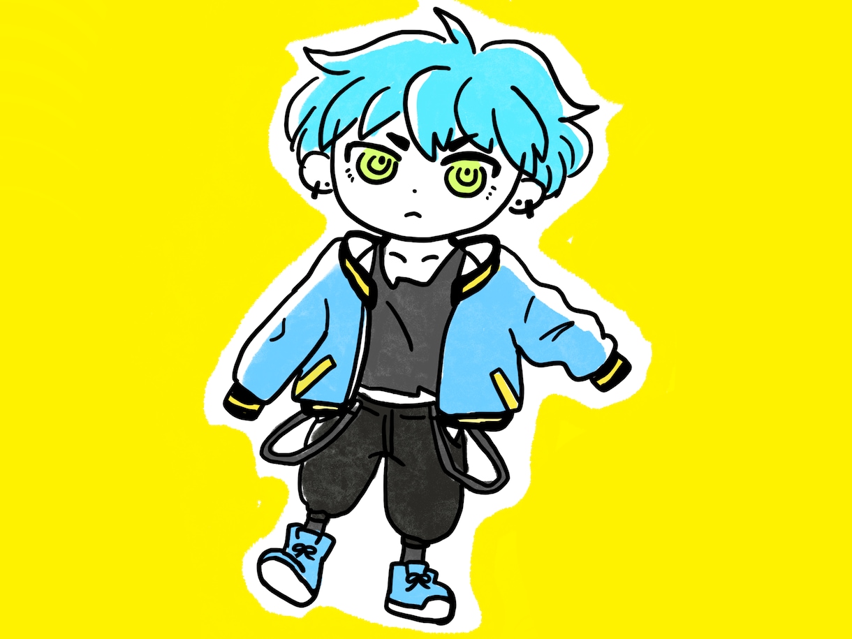商用可◯シンプルイラストお描きします 表紙、挿絵、似顔絵、ペット、LINEスタンプも イメージ6