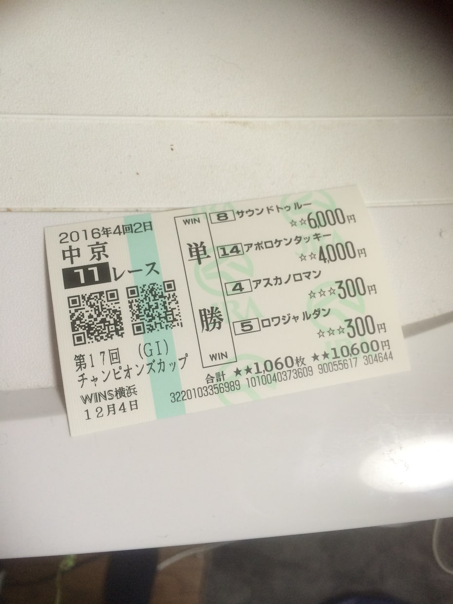 シンプルイズベスト 単勝馬券 イメージ3