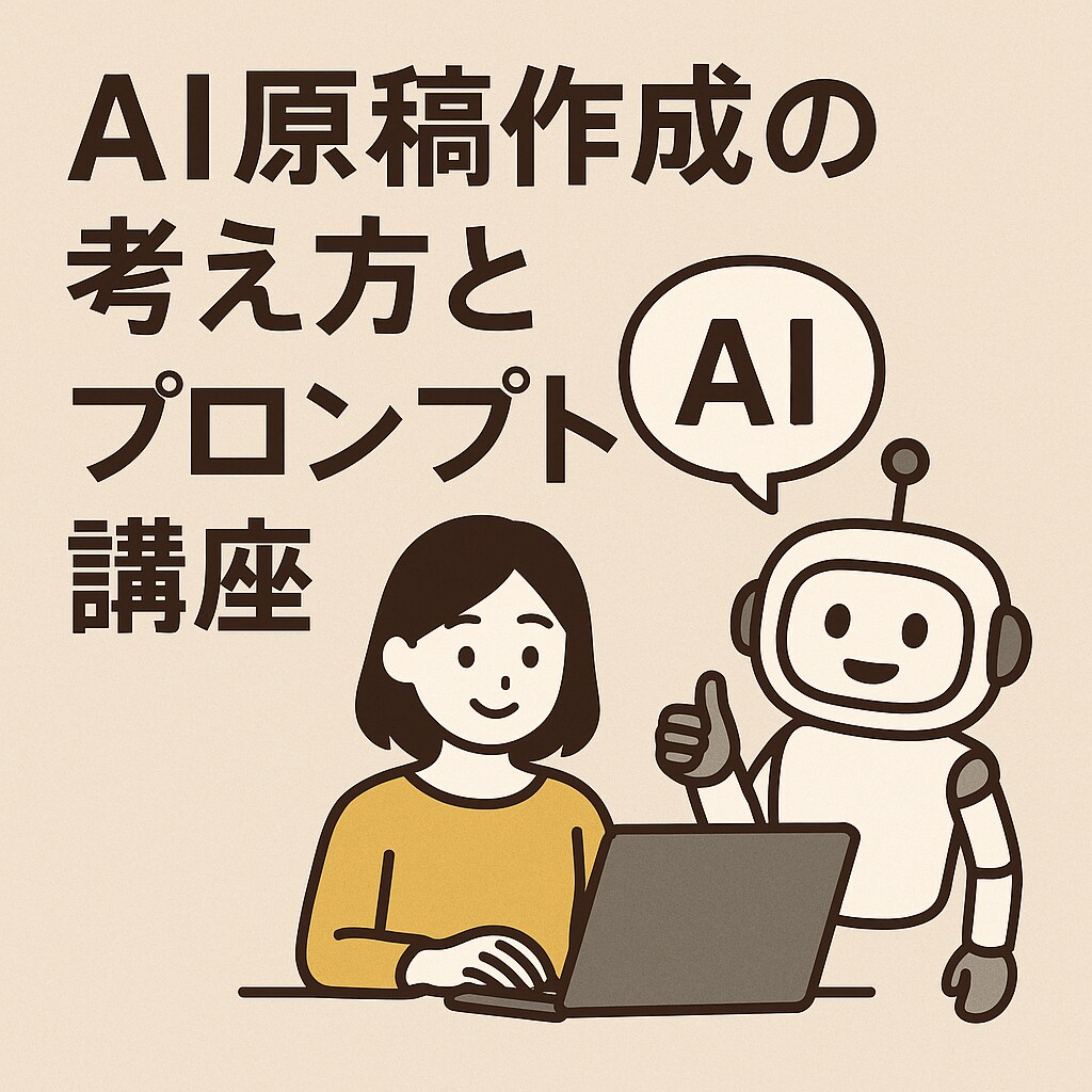 AI原稿作成の基礎と実際のプロンプトをお教えします AIで書いた原稿が大手ニュースサイトで今年70本以上の実績。 イメージ1
