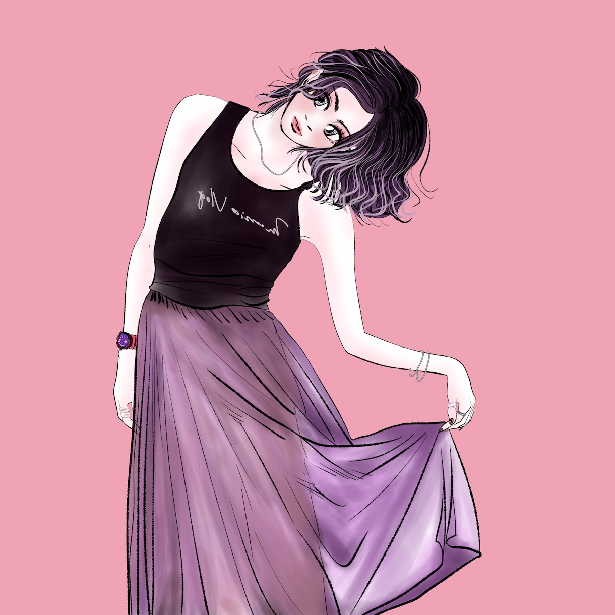 ご指定の要望に合わせてイラストを提供させて頂きます 若者向けのオシャレなデザイン得意な現役イラストレーターです！ イメージ6