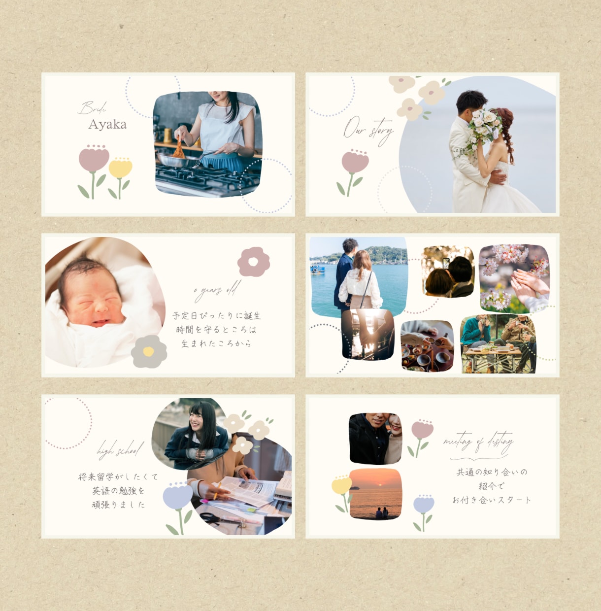 北欧風⁑プロフィールムービーのテンプレ納品します スマホもOK◎Canvaで文字と写真を挿入、おしゃれな動画に イメージ4