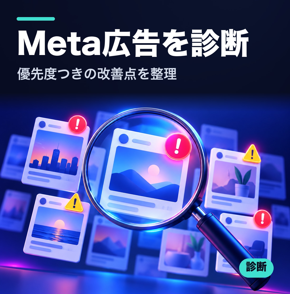 Meta広告の改善点を診断します CPAが上がってきた配信を数字で点検します イメージ1