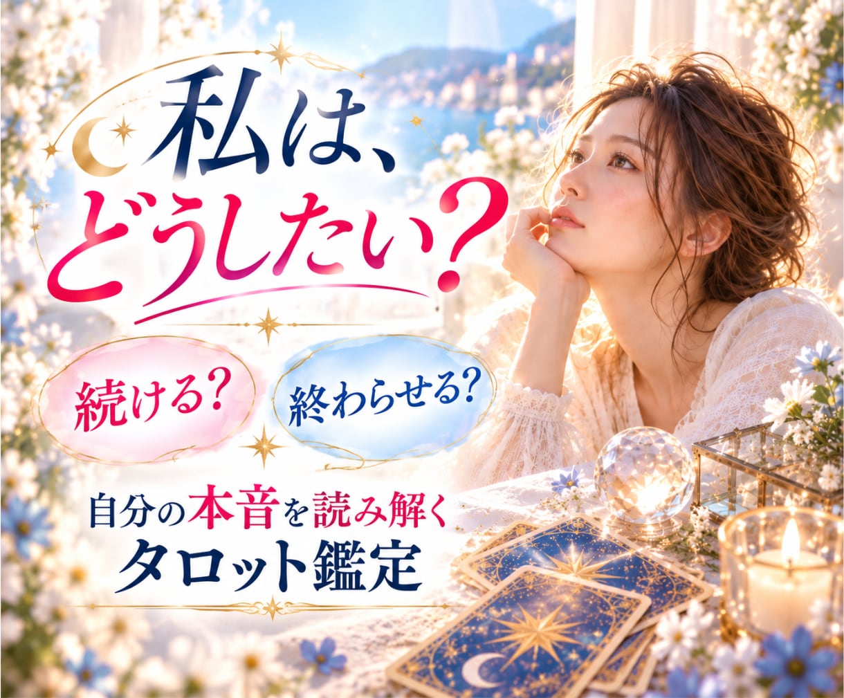 恋愛・婚外｜選択に迷うあなたの本音を読み解きます 詳細説明不要｜自分の気持ちと向き合うための鑑定をお届けします イメージ1