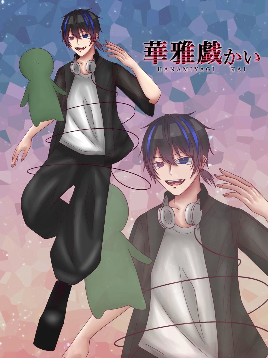 オリジナルキャラクターの立ち絵イラスト制作します 創作・IRIAM活動向けの立ち絵制作を承ります イメージ1