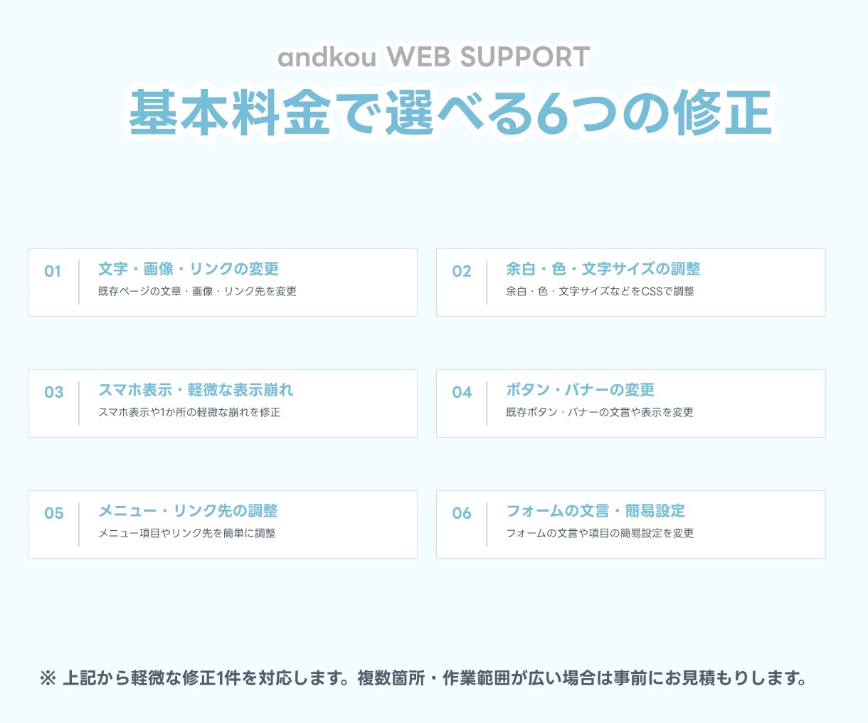 WordPressの小さな修正をプロが対応します Webデザイナーが文章・画像・レイアウトをきれいに整えます イメージ2