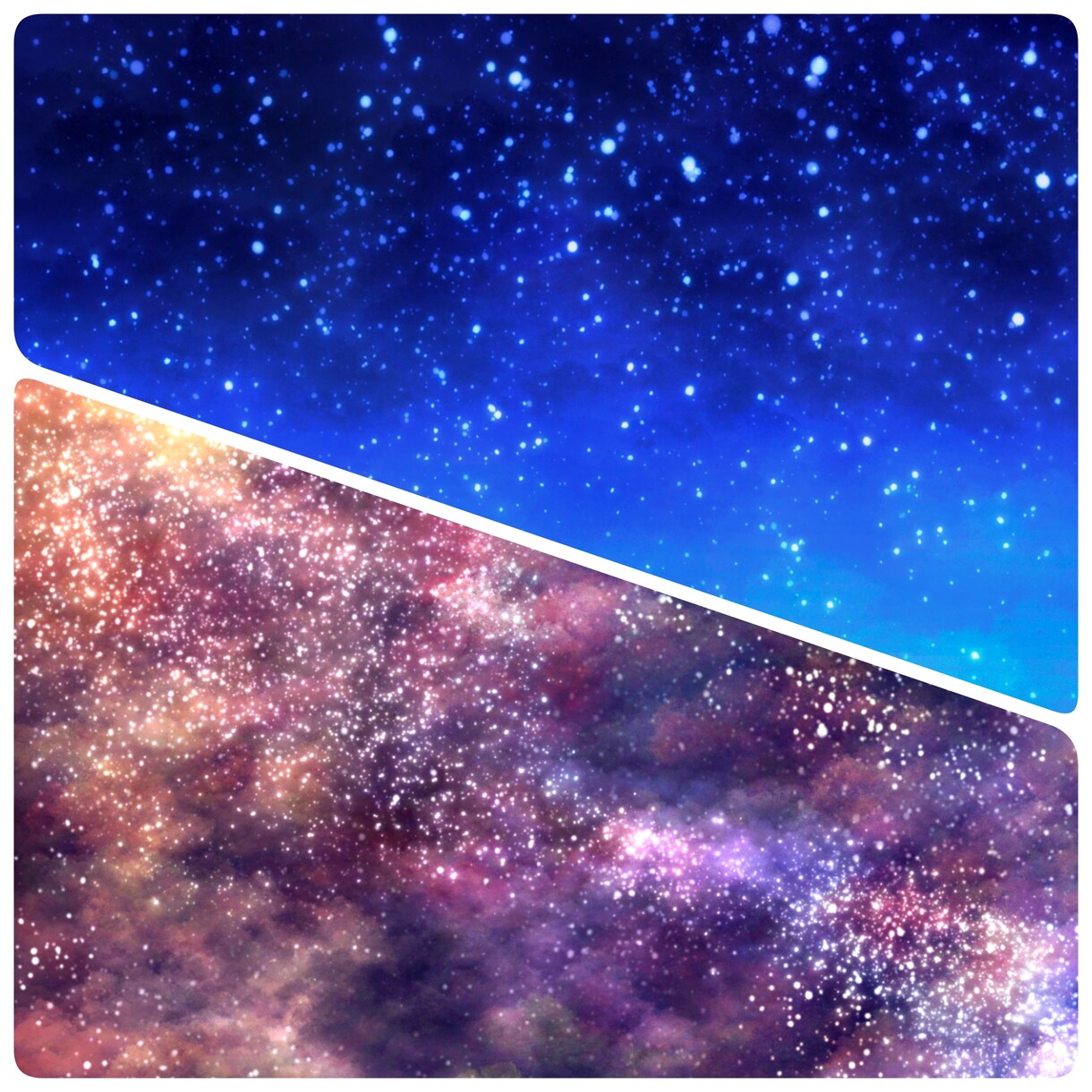 商用OK！ 星空背景・アイコン描きます 動画・イラストの背景・SNSアイコンやヘッダーにも！ イメージ3