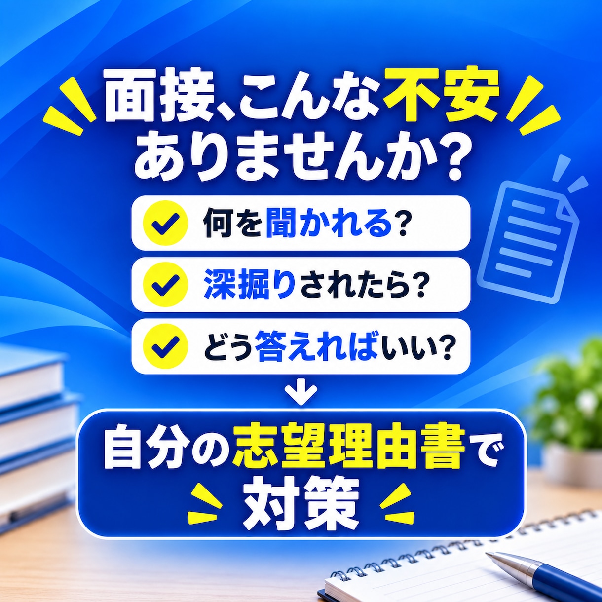 志望理由書から面接の深掘り質問を個別設計します 質問集ではなく「次に聞かれること」まで見える面接対策カルテ イメージ4
