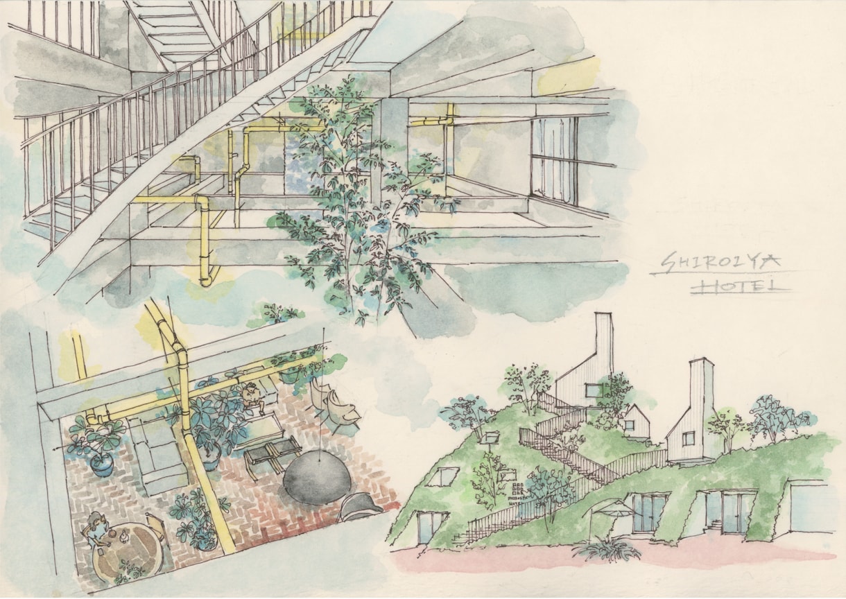 住宅や建築の手描きパースを作成します 建築士が描く美しい線と水彩のあたたかみを活かしたパースです！ イメージ5