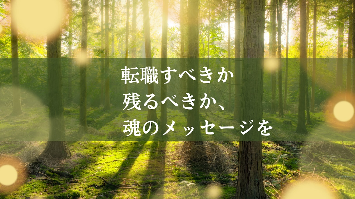 13日中鑑定♡霊視♡現状維持か転職かを視ます 転職すべき？霊感タロットで一問一答お届けします♡ イメージ6