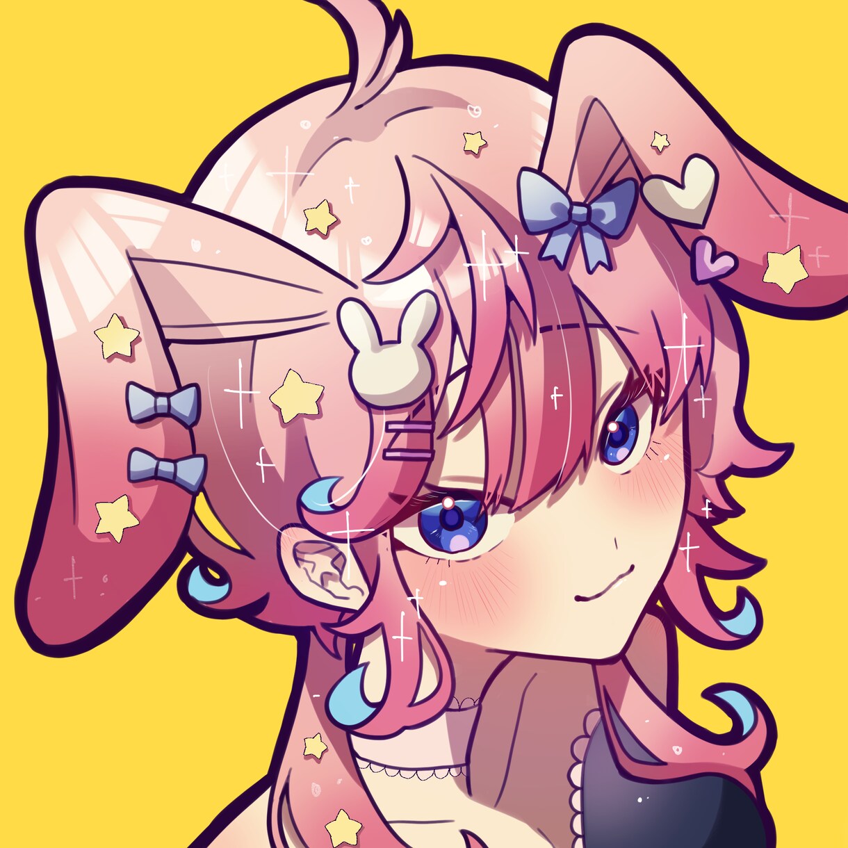 キラキラ可愛いイラスト描きます 商用利用OK！アイコン、立ち絵等幅広く受け付けております！ イメージ1
