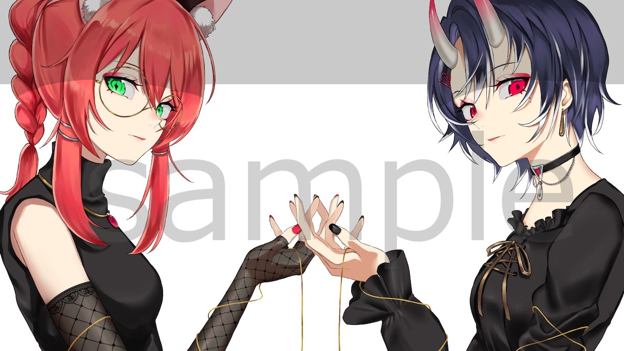 イラスト制作いたします 歌ってみた/立ち絵/ＳＮＳアイコン イメージ5