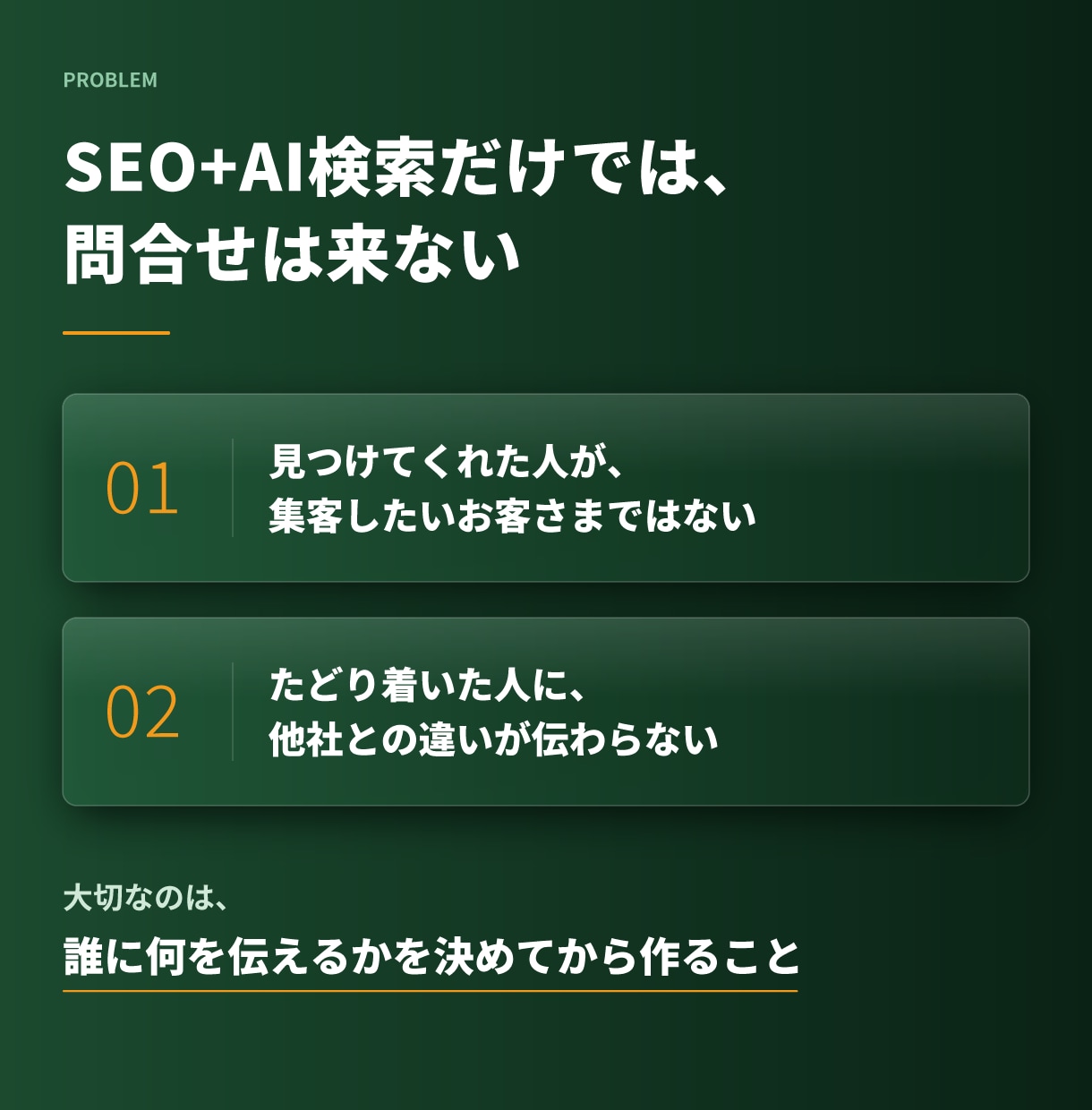 理想のお客様からお問合せが届くホームページ作ります 誰に何を伝えるかを決めてから作る｜WEB集客支援400社以上 イメージ2