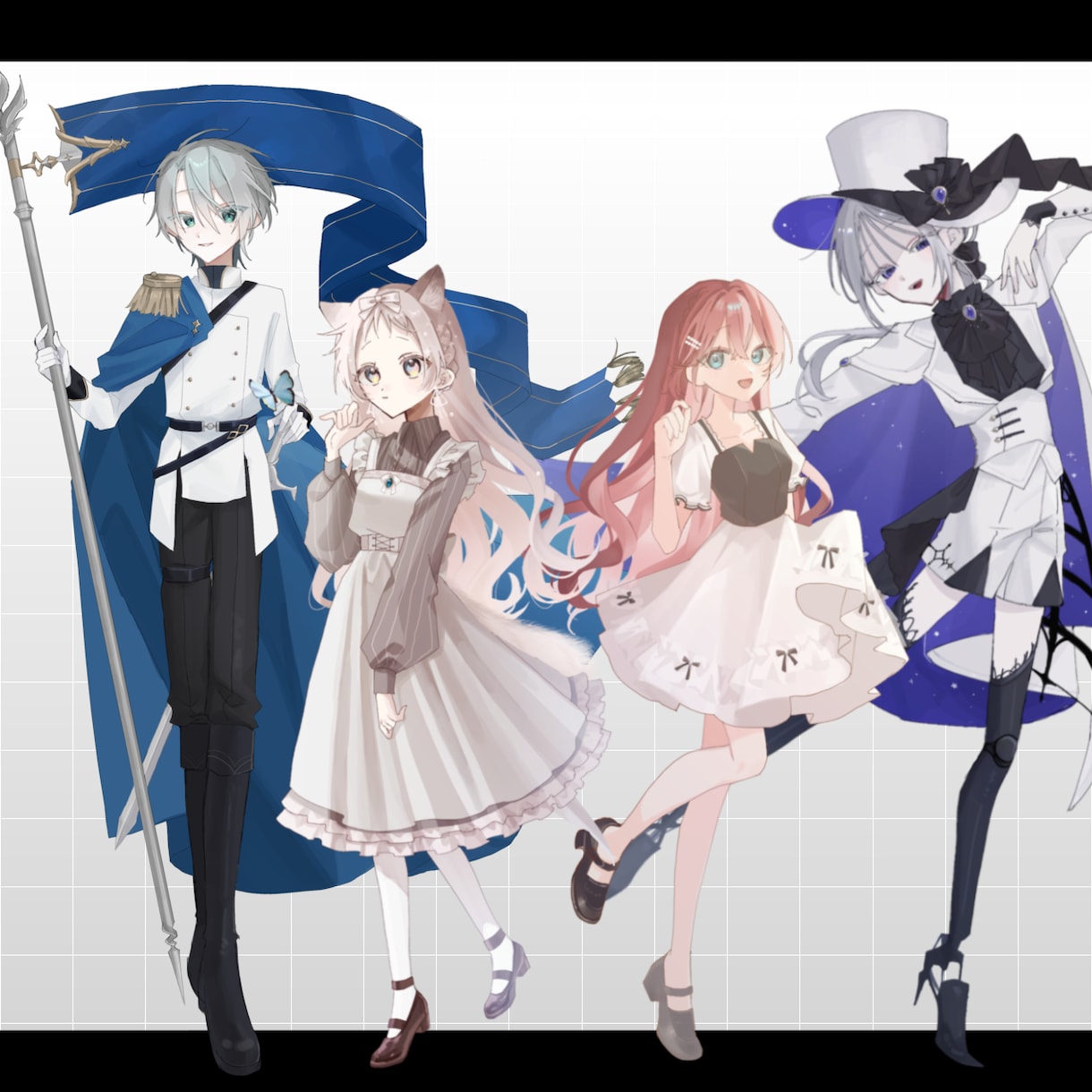TRPG・配信用｜魅力的な立ち絵制作します TRPG・配信などで使用できる立ち絵を丁寧に制作いたします！ イメージ3