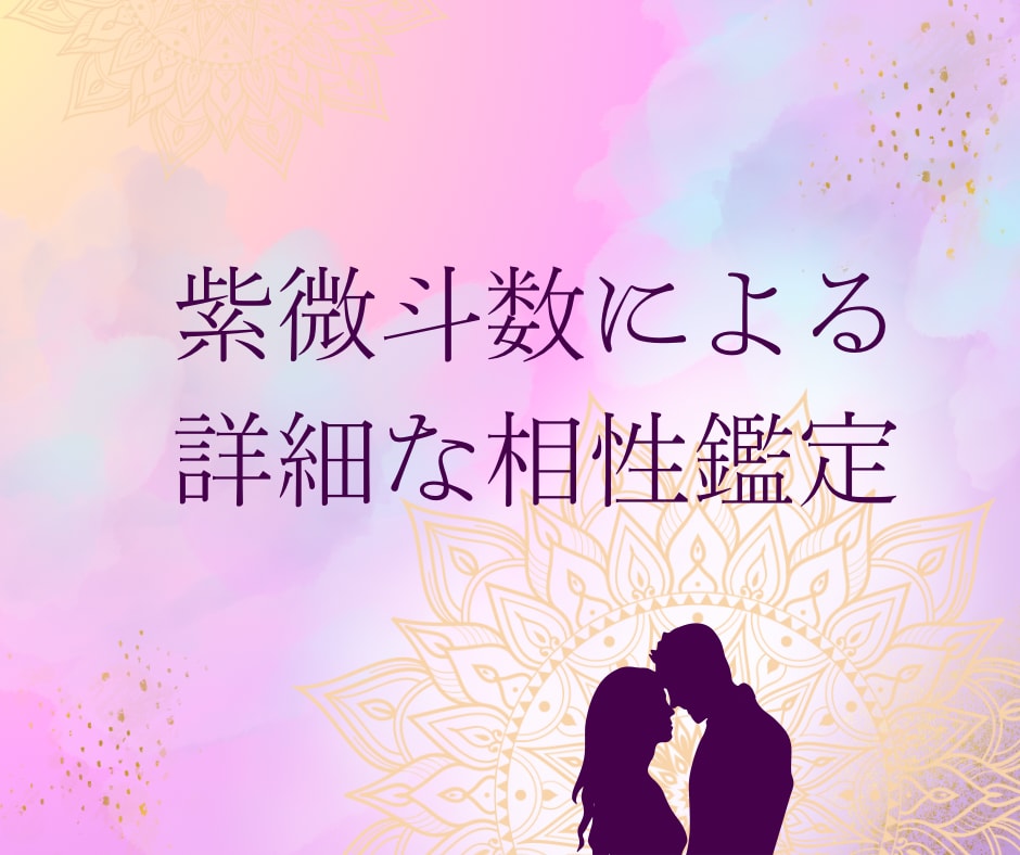 結婚／再婚して良い？2人の性質や相性を鑑定します お2人の命盤から紫微斗数と他占術にて相性を総合判断します イメージ1