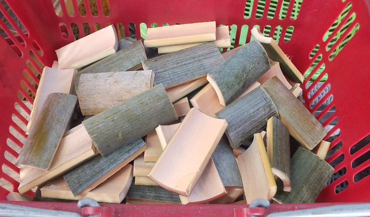 みちのくで作った「北限の竹炭」をお届けします 「北限の竹」を使って私が手づくりした竹炭です イメージ5