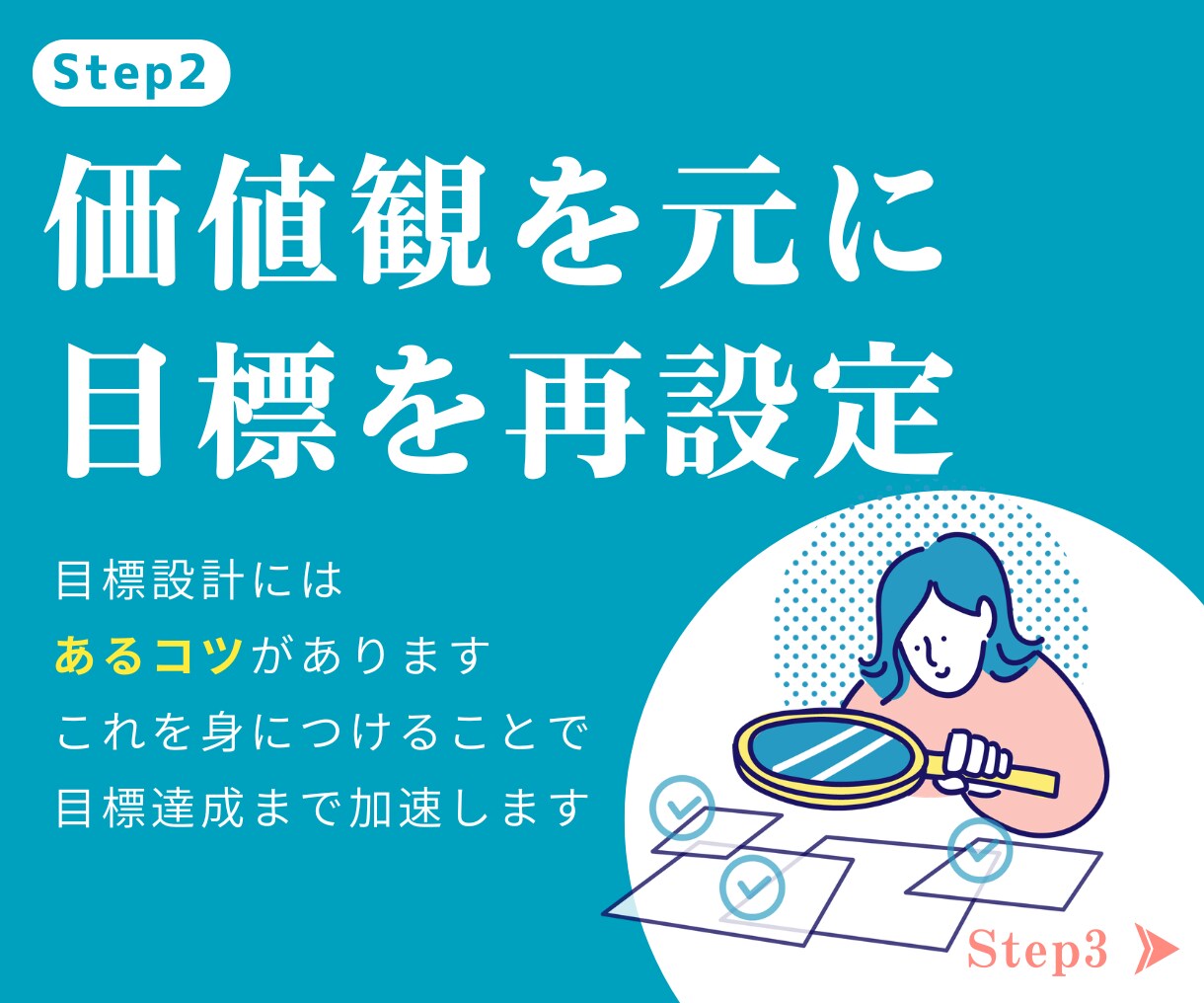 4回のセッションで価値観にあった目標設計を教えます オリジナルツールで価値観を理解し目標設計と習慣化サポート イメージ7