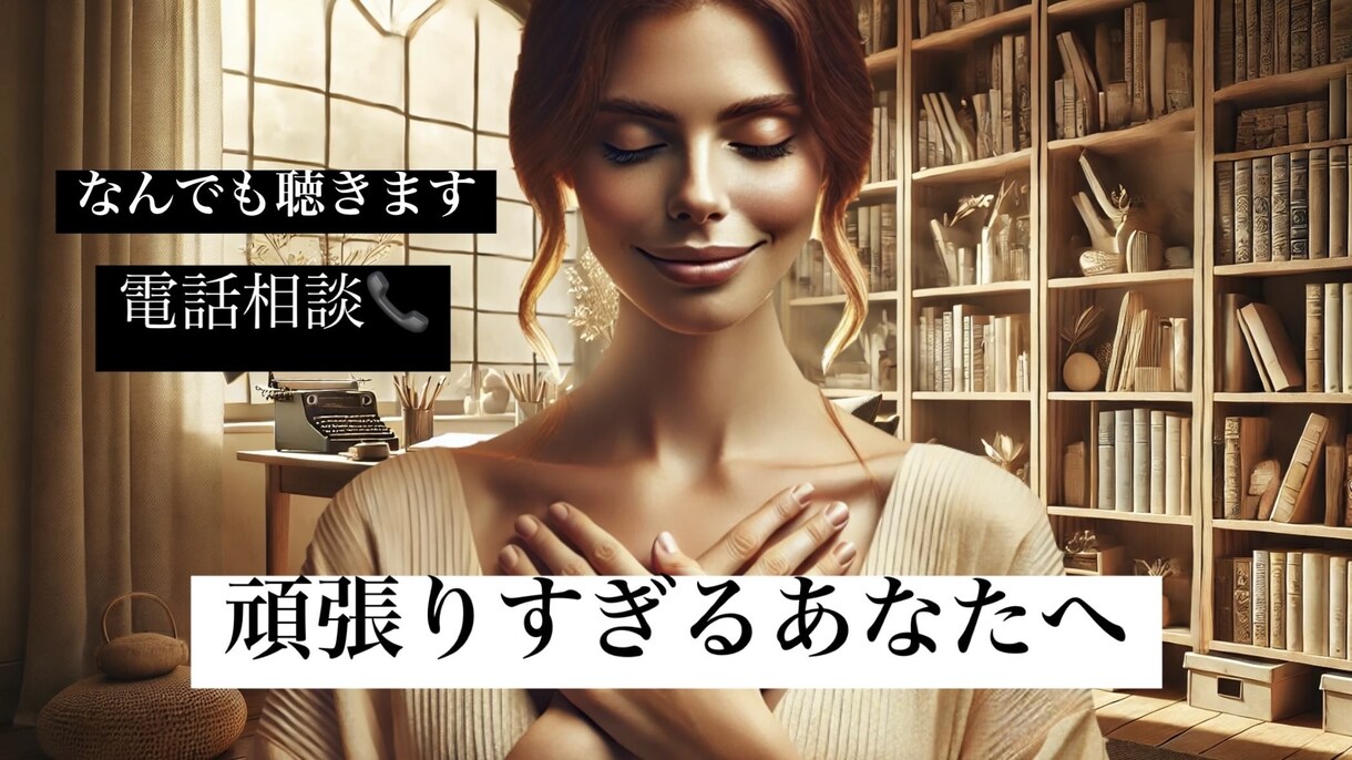 作業療法士が、心の声をやさしく聴きます 寄り添う対話で、あなたの心と体を静かに整えます。 イメージ1