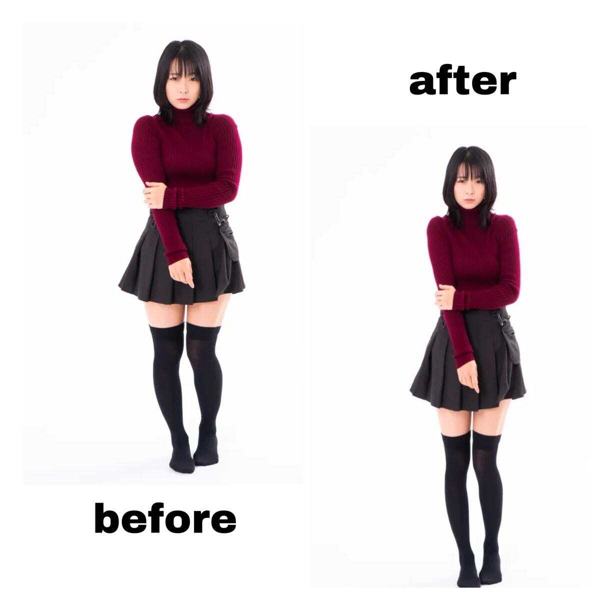 なるべく自然に！！写真加工いたします 【人物写真加工】加工・修正承ります！！ イメージ4