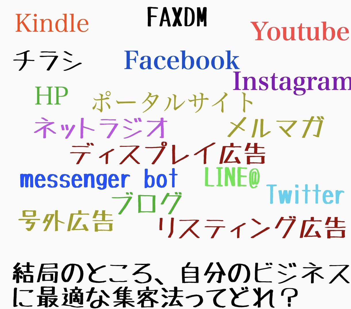集客に関するアドバイスをします 経営者・個人事業主向け、自分の商品がある人へ イメージ1