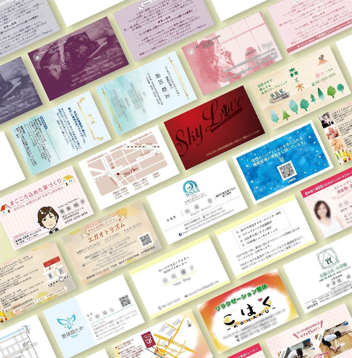 名刺／カード　デザインいたします お仕事やプライベート用の名刺をお作りします！ イメージ6