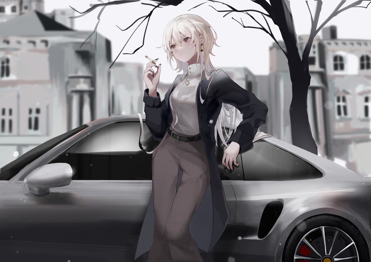 あなたの愛車描きます 愛車がいる特別感のあるイラストが欲しい方に。 イメージ1