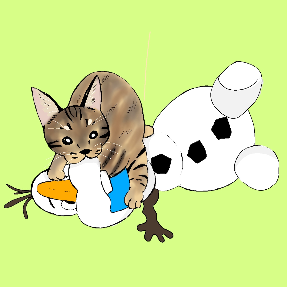 猫ちゃんの似顔絵を描きます LINEやTwitterのアイコンに使える！猫ちゃんイラスト イメージ1