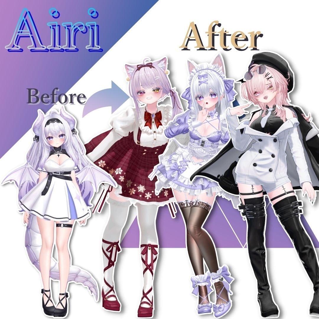 VRchatアバター、心を込めて改変代行いたします 【あなたの声に合ったアバター改変も！】 イメージ5